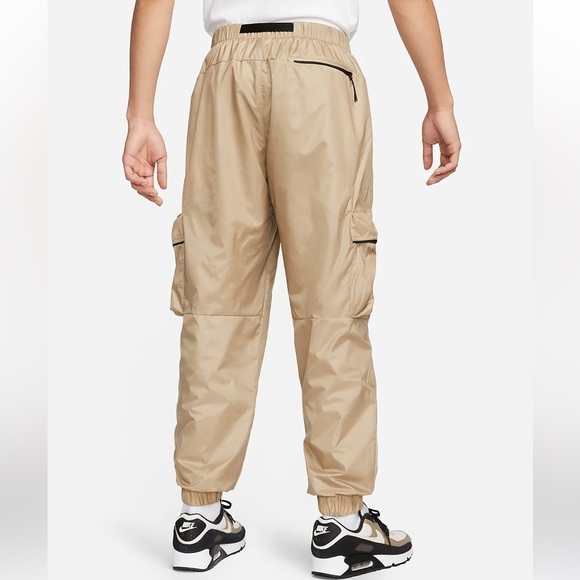 NIKE TECH Men’s Lined Woven Pants - Color Khaki/Black - Size L - Picture 7 of 10